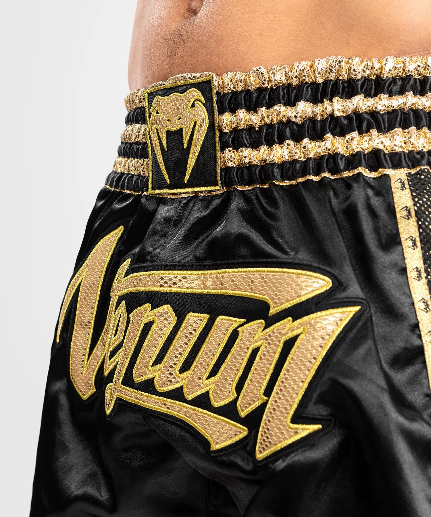 Venum Absolute 2.0 Muay Thai Shorts - Black/Gold