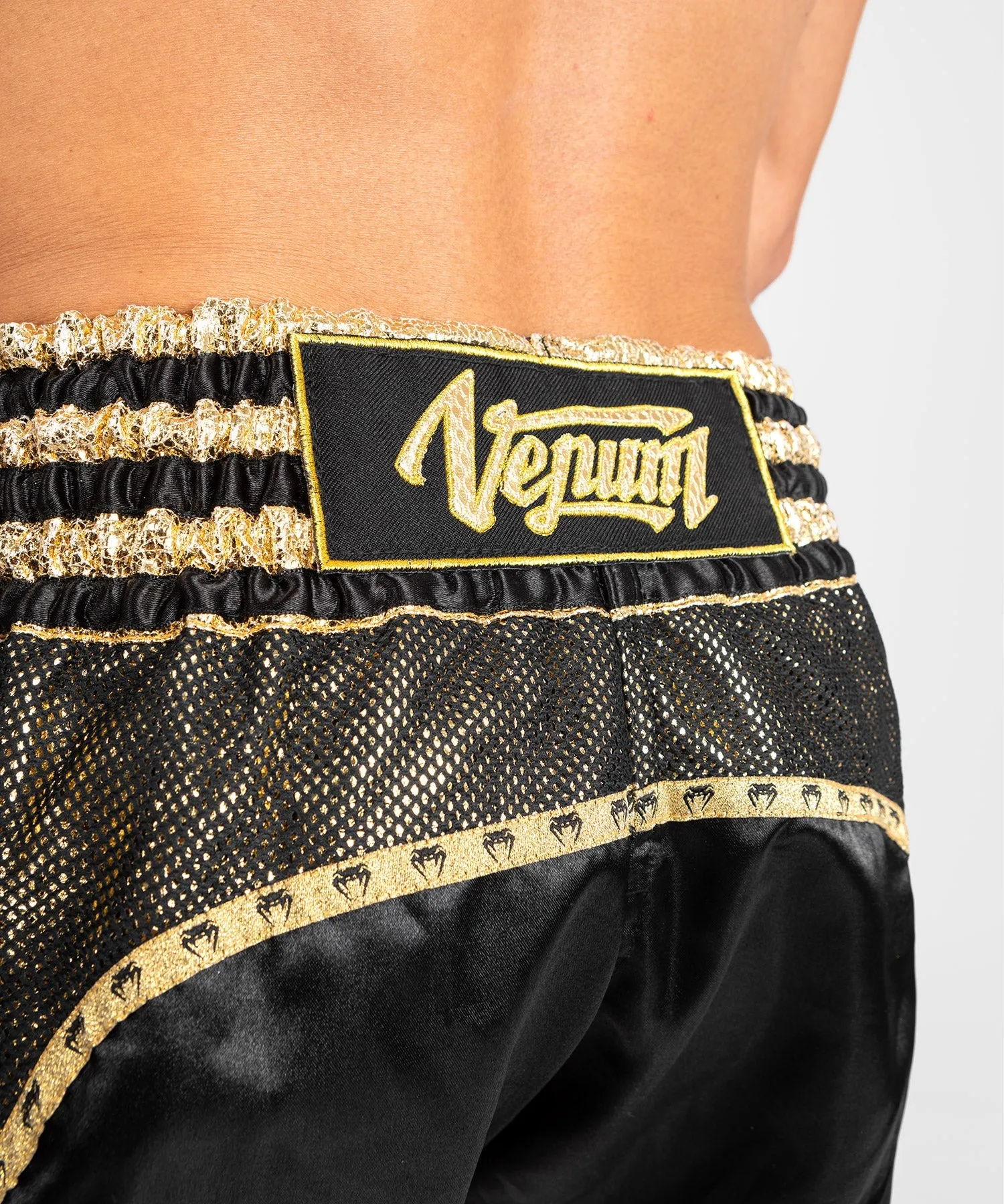 Venum Absolute 2.0 Muay Thai Shorts - Black/Gold