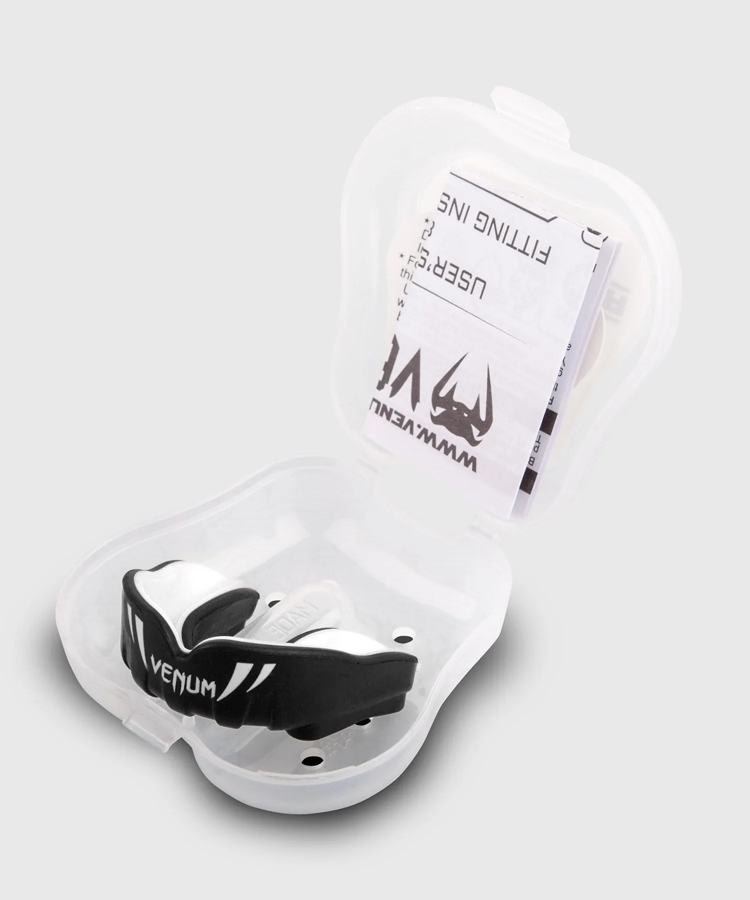 Venum Challenger Kids Mouthguard - Black/White