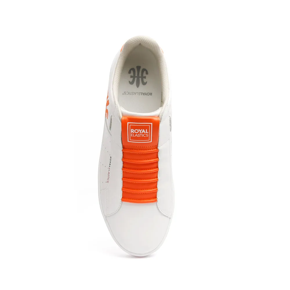 Women's Icon Genesis Color Bar Orange Leather Sneakers 91992-020